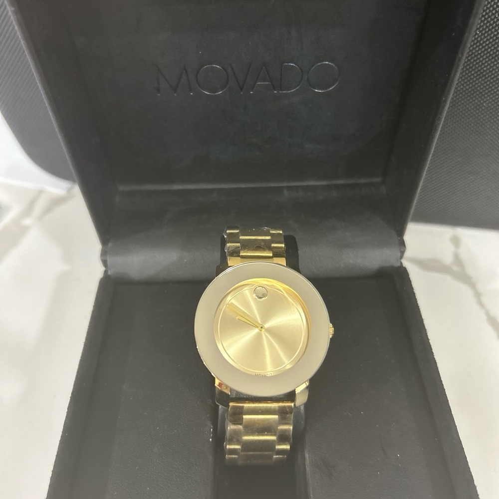 Movado Gold-Tone Women’s or Men’s Movado Watch
